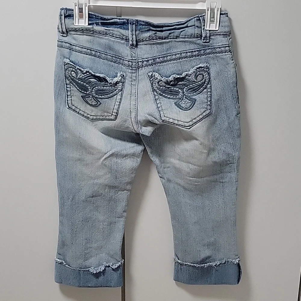 Distressed Capris - Picture 2 of 3